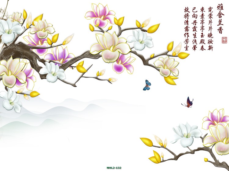 Hoa ngọc lan 3D MHL2-132